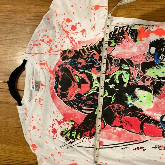 Authentic Backstock Co Predator Megaprint All Over Print Neon Tee One of a Kind